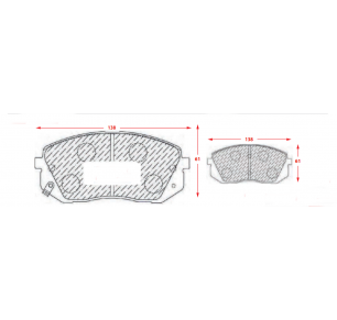 PASTILLAS DE FRENOS HYUNDAI TUCSON / KIA OPTIMA - SPORTAGE