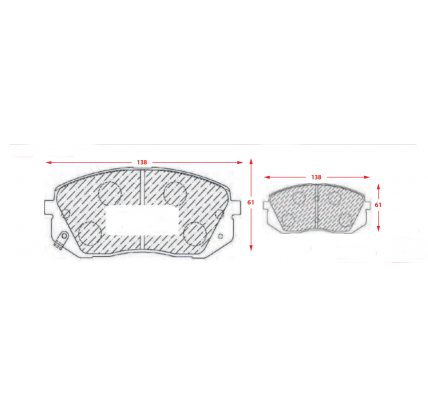 PASTILLAS DE FRENOS HYUNDAI TUCSON / KIA OPTIMA - SPORTAGE