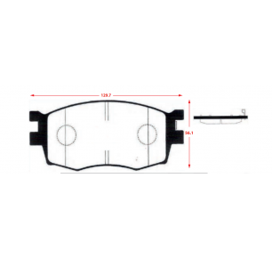PASTILLAS HYUNDAI ACCENT ( 2006 - 2011)