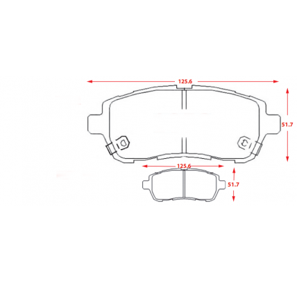 PASTILLAS DE FRENOS CHANGAN CS15 / MAZDA 2 / SUZUKI SWIFT