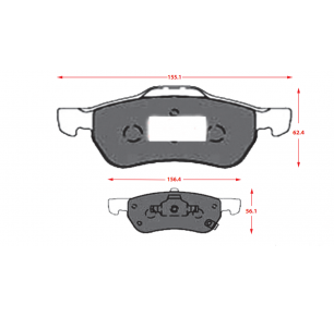 PASTILLAS DE FRENOS MG 5 / ZS