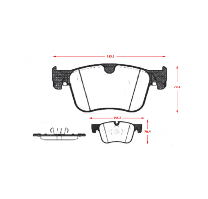 PASTILLAS DE FRENOS CITROEN BERLINGO / PEUGEOT PARTNER / PEUGEOT 3008