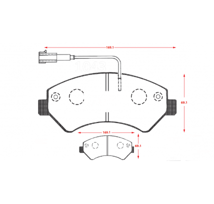 PASTILLAS DE FRENOS CITROEN JUMPER / FIAT DUCATO / PEUGEOT BOXER
