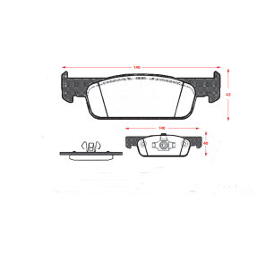 PASTILLAS DE FRENOS RENAULT SYMBOL ( 2014 - .... )