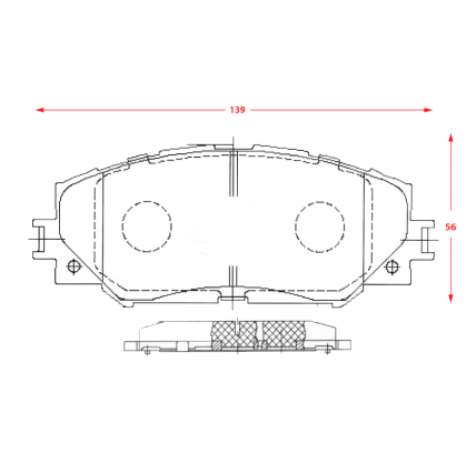 PASTILLAS DE FRENOS TOYOTA COROLLA / RAV-4