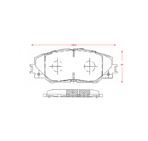PASTILLAS DE FRENOS TOYOTA RAV 4 / ZELAS