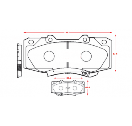 PASTILLAS DE FRENOS TOYOTA HILUX