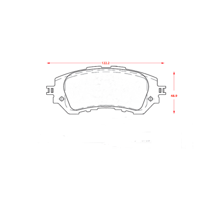 PASTILLAS DE FRENOS TOYOTA NEW YARIS ( 2014 - .... )