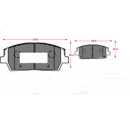 PASTILLAS DE FRENOS DELANTERAS HYUNDAI PALISADE / SANTA FE 2018 EN ADELANTE