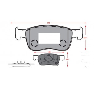 PASTILLAS DE FRENOS CHEVROLET NEW SAIL ( 2016 - ..... )