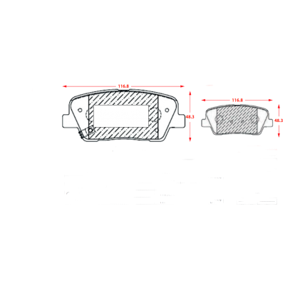 PASTILLAS DE FRENOS TRASERAS HYUNDAI SANTA FE