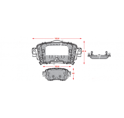 PASTILLAS DE FRENOS TRASERAS NISSAN QASHQAI (2015 - ... )