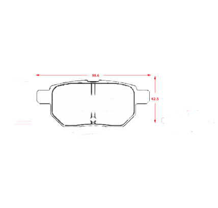 PASTILLAS DE FRENOS TRASERAS CHERY / GREAT WALL /  JAC / TOYOYA COROLLA