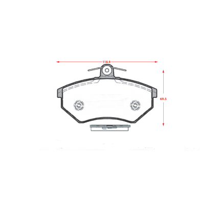 PASTILLAS DE FRENOS CHEVROLET N300