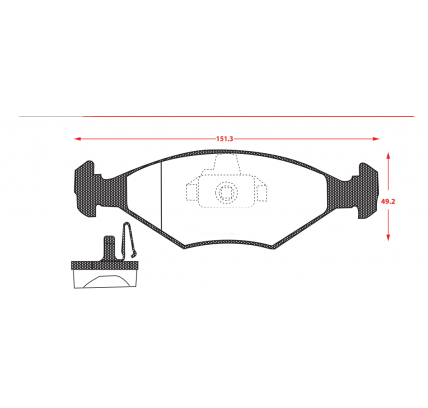 PASTILLAS DE FRENOS FIAT FIORINO / PALIO